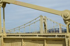 The Three Sisters - Sixth (Roberto Clemente) Seventh (Andy Warhol) and Ninth (Rachel Carson) Street Bridges