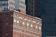 The Roosevelt Hotel backed by EQT Plaza with The Highmark reflected by PNC corporate headquarters